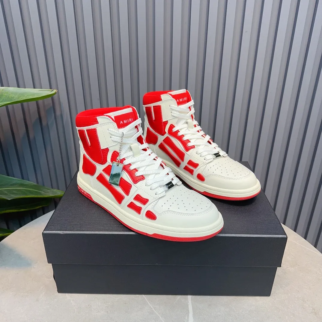Men's shoes💰620💰 AMIRI AMIRI trendy brand hot sale🔥 Available all year round✅Couples💑 Official website synchronization Imported fabrics 1⃣️ratio 1⃣️Re-engraved, original factory special original sole, 35-45 (38.45. Non-refundable)